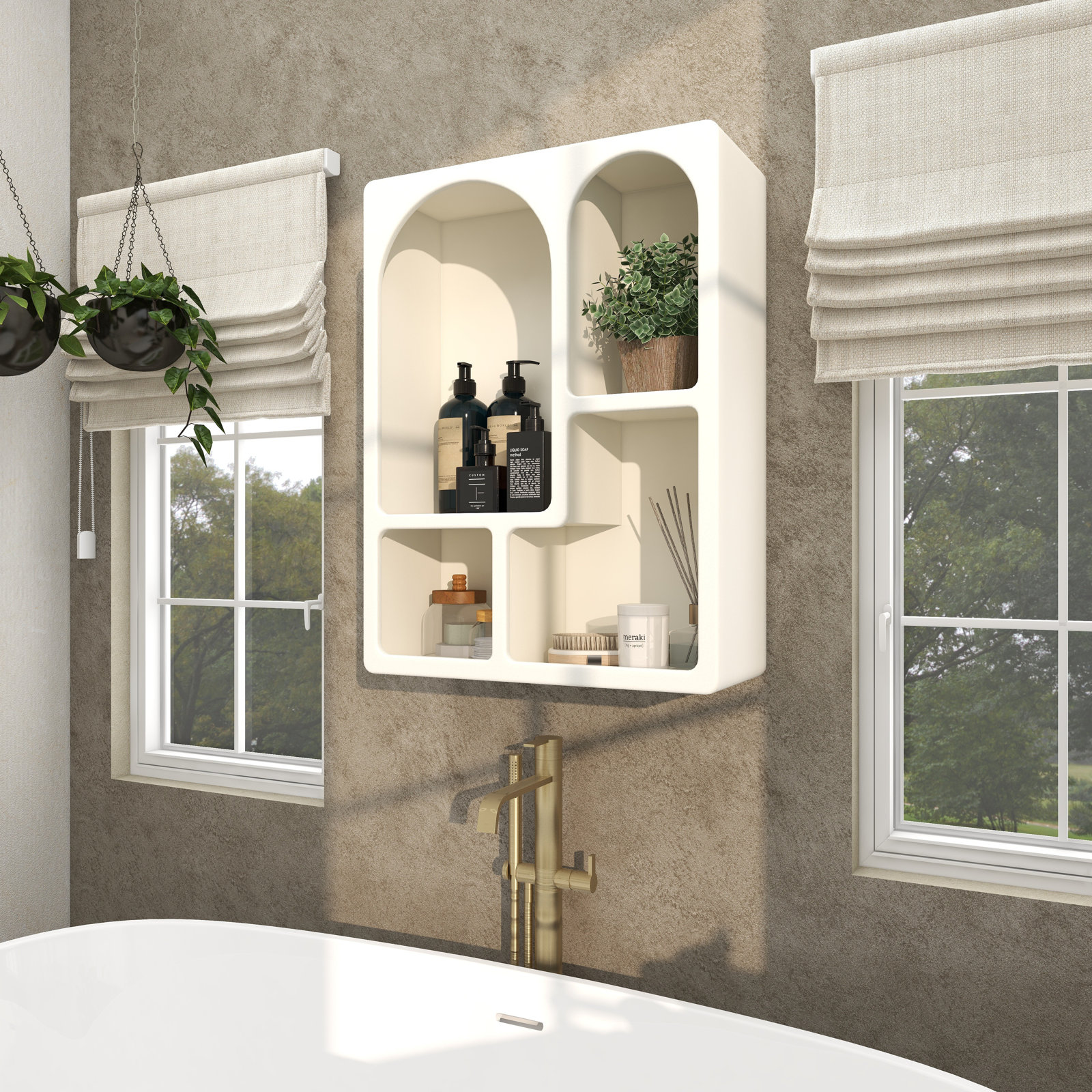 Ederra 4 Piece Accent Shelf