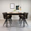Bindy Mango Rectangular Wood Top Dining Table with Iron Base-957546034