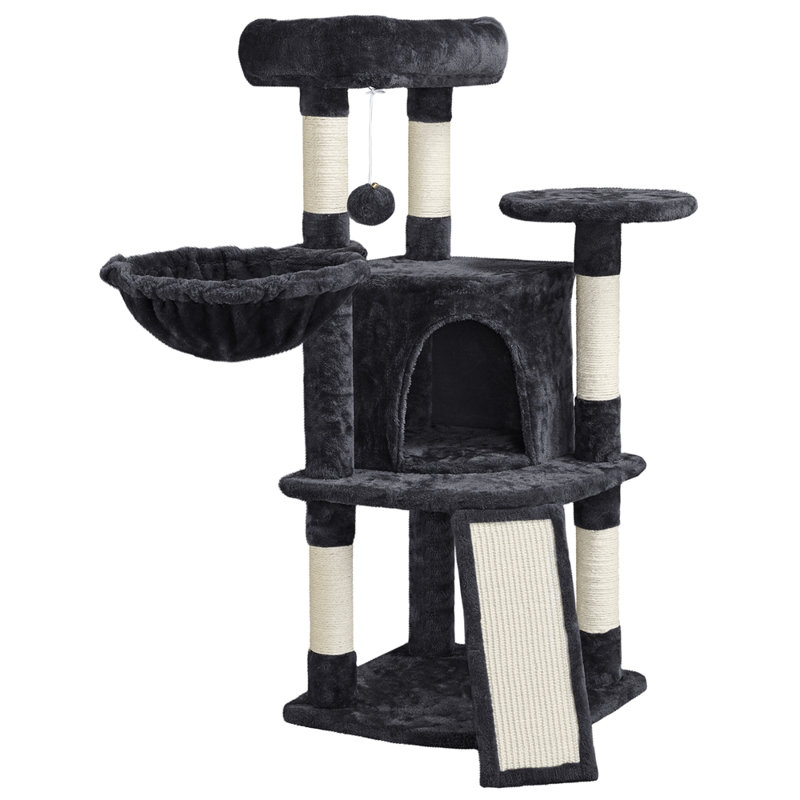 Zermatt 106cm H Cat Tree, Black