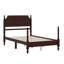 Lit poteau en bois traditionnel, lit plateforme rétro, aucun sommier requis-1183664663-1183664664