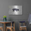 Ophelia & Co., «Le Cochon Silhouette» par Courtney Prahl, art mural en métal, 36 po x 24 po-691059121