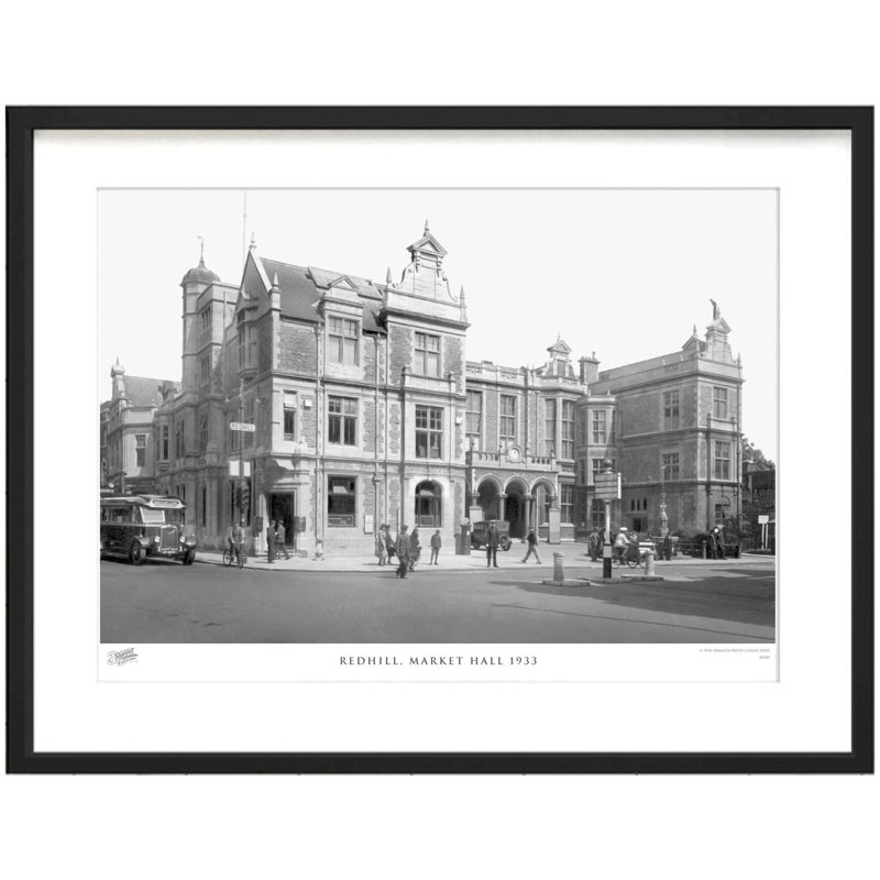 Redhill, Market Hall 1933 by Francis Frith - Single Picture Frame Print, 40cm H x 50cm W x 2.3cm D