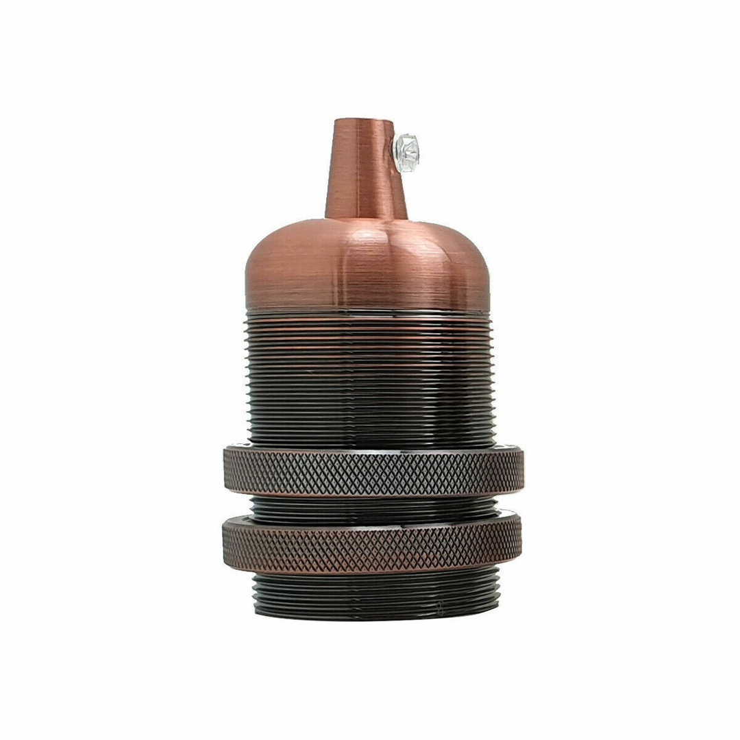 E27 Lamp Holder Industrial Retro Edison Bulb Socket For DIY Pendant Or Wall Light - Suitable For Lampshades