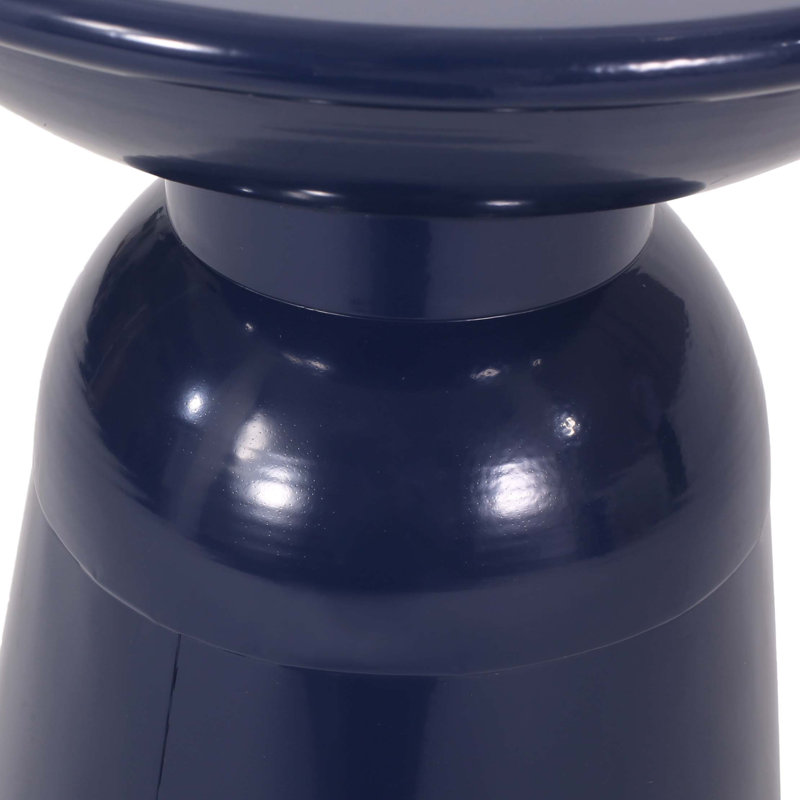 Table de bout d'extérieur en métal, Marine