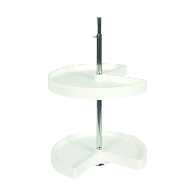 Plateau pivotant de coin, H 31,5 po x l 18 po x P 18 po
