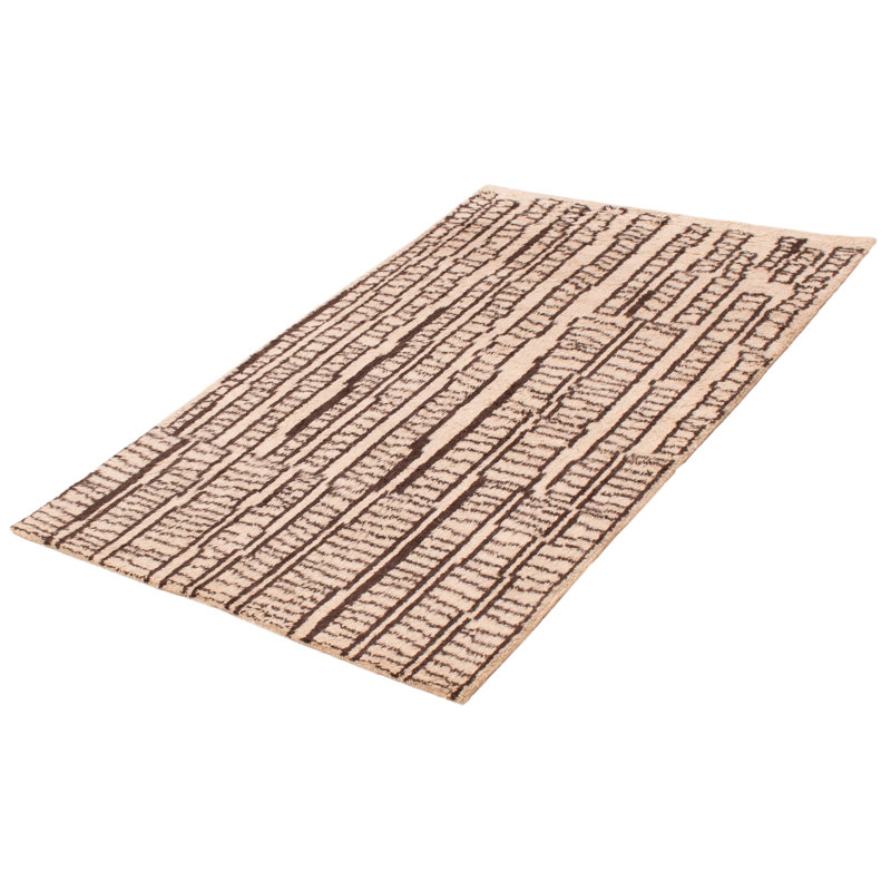 Tapis ivoire unique 5 pi x 8 pi 0 po Tangier