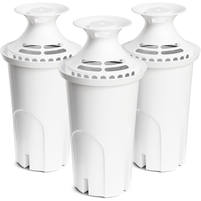 Remplacement du filtre à eau compatible avec les pichets d'eau Brita et par DESENRUIS pour Classic 35557 OB03 Mavea 107007 Réduit le chlore et le mauvais goût sans BPA