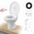 Enamel Toilet with Sprayer sélectionné