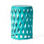 Tables d'appoint de patio en fer léger sarcelle mat, 2 accessoires de patio sarcelle, léger, patio, 2