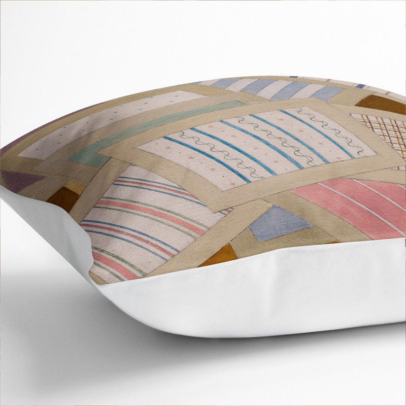 Spring Scatter Cushion, 40cm H x 40cm W x 15cm D, White
