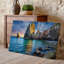 Reproduction d'art sur toile, "Une scène côtière à couper le souffle au coucher du soleil"-622279609
