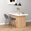 Orduna Upholstered Counter Stool with Metal Frame-398985475