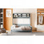 Grand lit escamotable mural avec canapé, gris-606214146