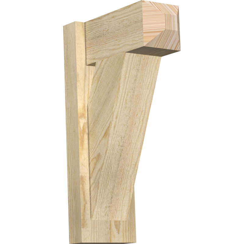 Artisan traditionnel en bois rustique, Sapin Douglas de 6 po (sciage brut), P 12 po x H 20 po