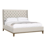 Michael Weiss Solid Wood Wingback Bed