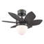 Ventilateur de plafond 24 pales à 6 pales 24 po avec chaîne de traction et ensemble d'éclairage inclus-48454681