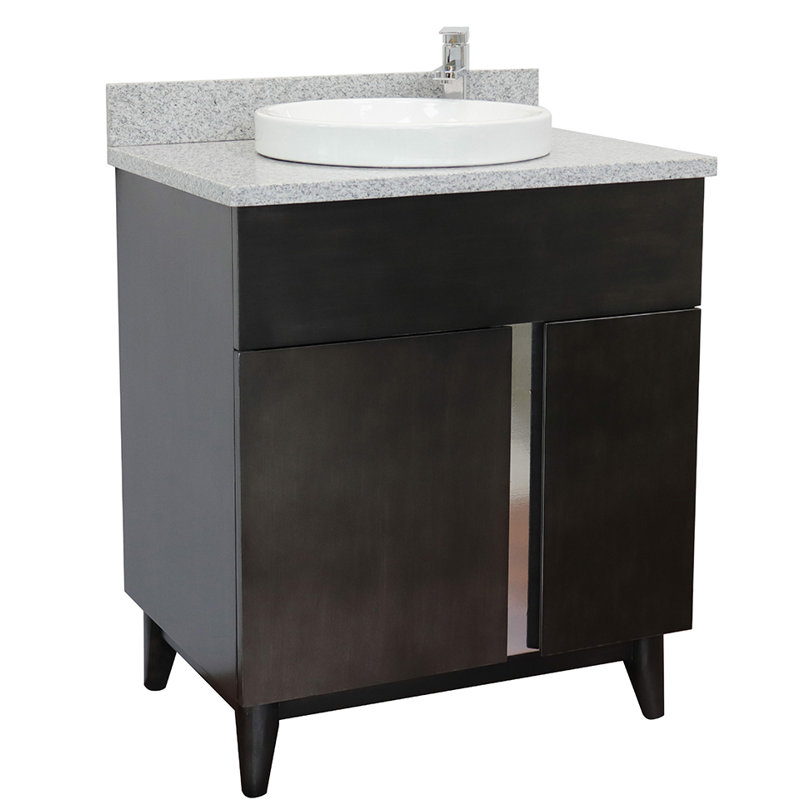 Ensemble de meuble-lavabo simple 31 po Galyon, Granite
