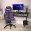 Fauteuil de jeu Katilyn avec roulettes et accoudoirs relevables - LeatherSoft-1826297568