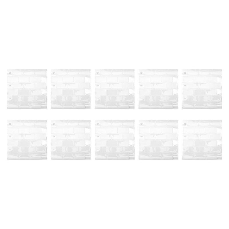 30cm x 30cm Wallpaper Tile, White