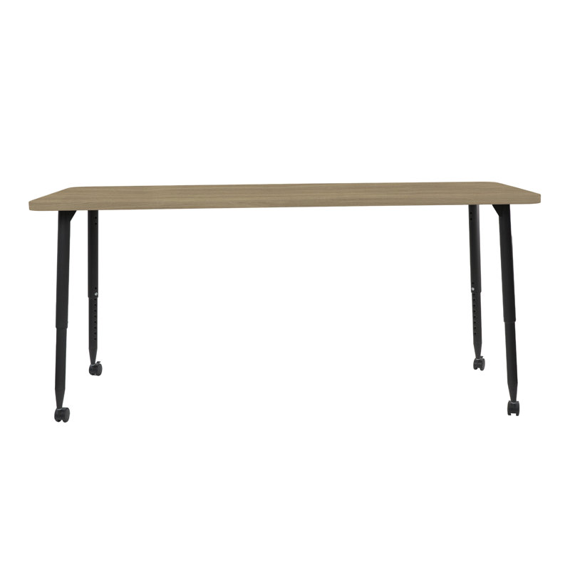 Table d'activité Adapte 24 x 36, 30 po x 72 po, Chêne Pasadena / noir