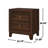 Nightstand With 2 Ample Drawers