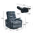 Upholstered Heated Massage Chair-2107614967