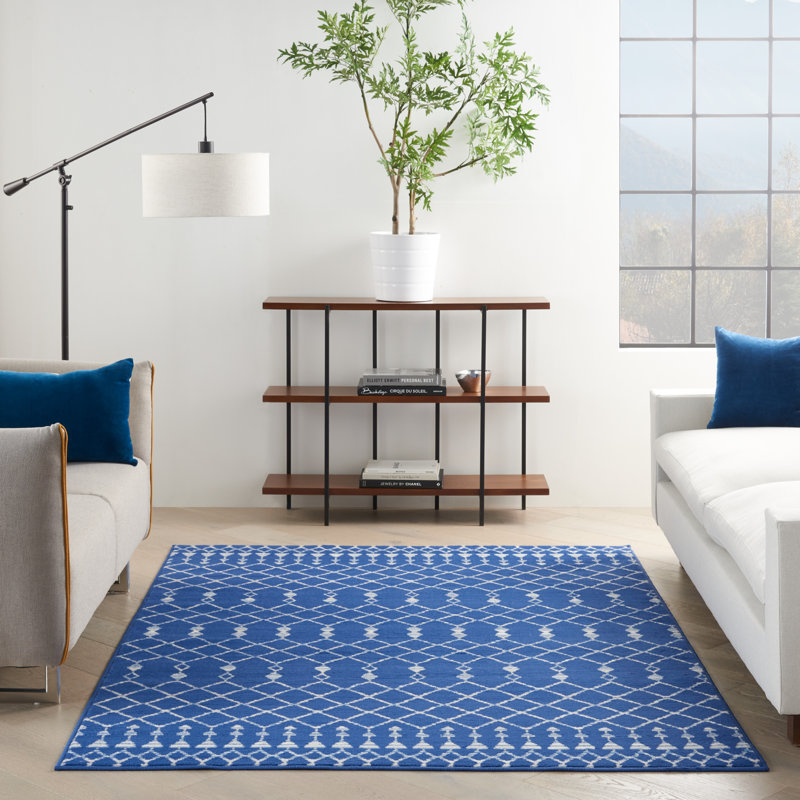 Ellar Geometric Indoor Rug, Rectangle 8'4" x 11'6"