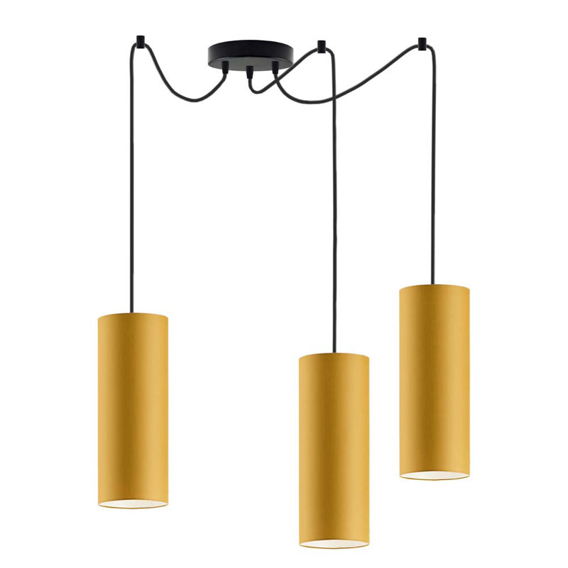 Jeannicole 3 - Light Pendant, Mustard, Black