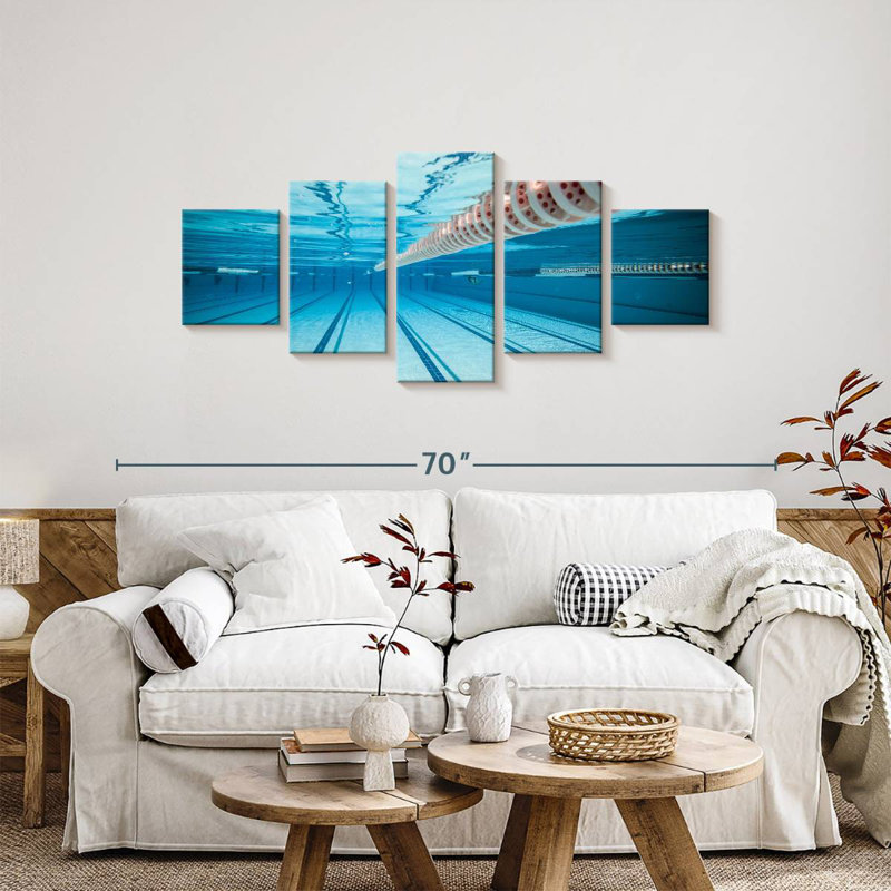 Underwater View, 24" H x 55" W