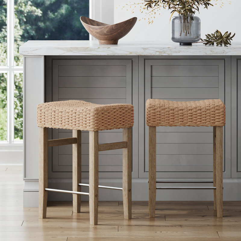 Tabouret de bar Harvey, Acajou gris, 2