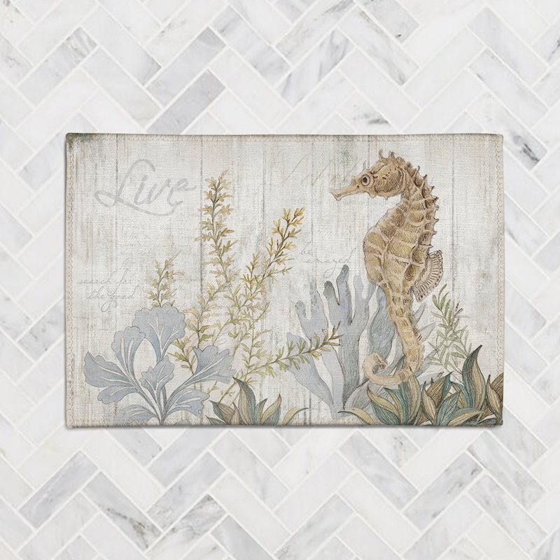 Tapis en chenille Seahorse, Rectangle 3 pi x 5 pi