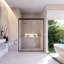 Porte de douche encadrée avec verre transparent l 60 po x H 76 po Ennis-101281906