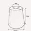 13 cm H Bell Lamp Shade-533620133