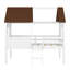 Lit mezzanine simple simple avec fenêtres latérales - Fournit un espace de sommeil tranquille et relaxant pour Wood House Better Sleeping Atmosphere