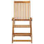 Chaise d'extérieur avec chaises inclinables d'extérieur en bois d'acacia massif-1420743955-1420743953