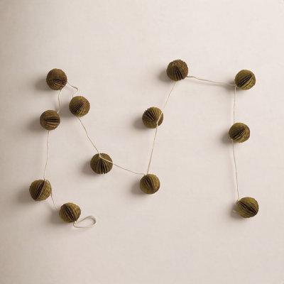 Halimeda Green Pom Pom Novelty Garland