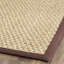 Debroh natural fiber maritime rupee solid color rug-434642000