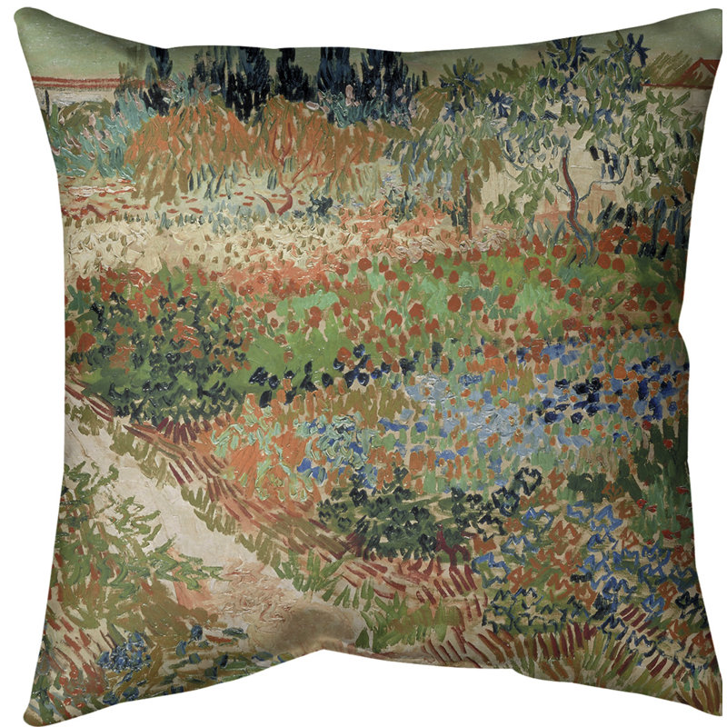 Housse de coussin carré et insert, 16 po x 1 po, Orange, Simili suède