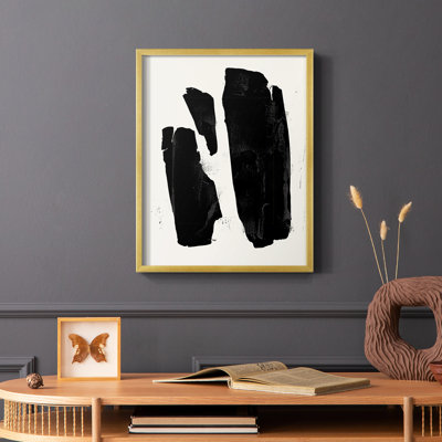 Triple Block Print II, reproduction encadrée - bois massif