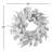 Fall Pumpkin Leaf Floral 24" Wreath