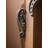 Brown Solid Wood Freestanding Fireplace
