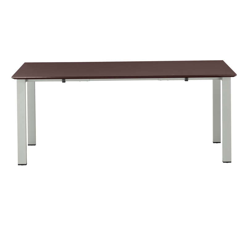 Medina Table Desk With Straight Top, Textured Sea Salt, 29.5" H x 72" W x 36" D