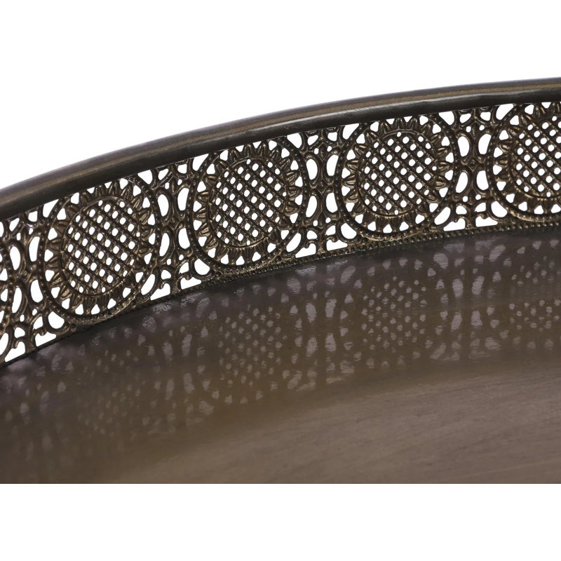 Palmetto Coffee Table, Bronze