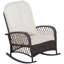 Chaise berçante en osier pour l'extérieur Outsunny-741838143