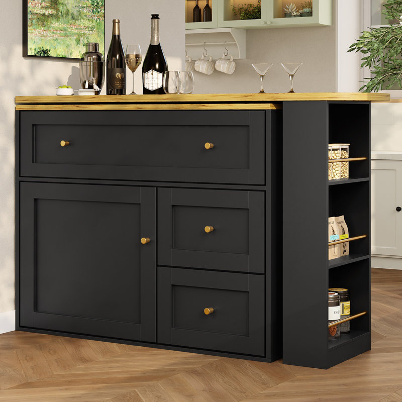 204cm Sideboard with Bar Hutch