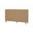 Leota 6 Drawer Double Dresser, Jackson Hickory/White