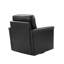 Fauteuil pivotant en cuir 2 pièces Boedy-87110618