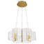 Kenzo - Lustre DEL - Finition bronze poli anodisé - Panneau de guidage de la lumière-1103343983-1103343953