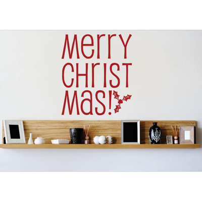 Joyeux noël! décalcomanie murale