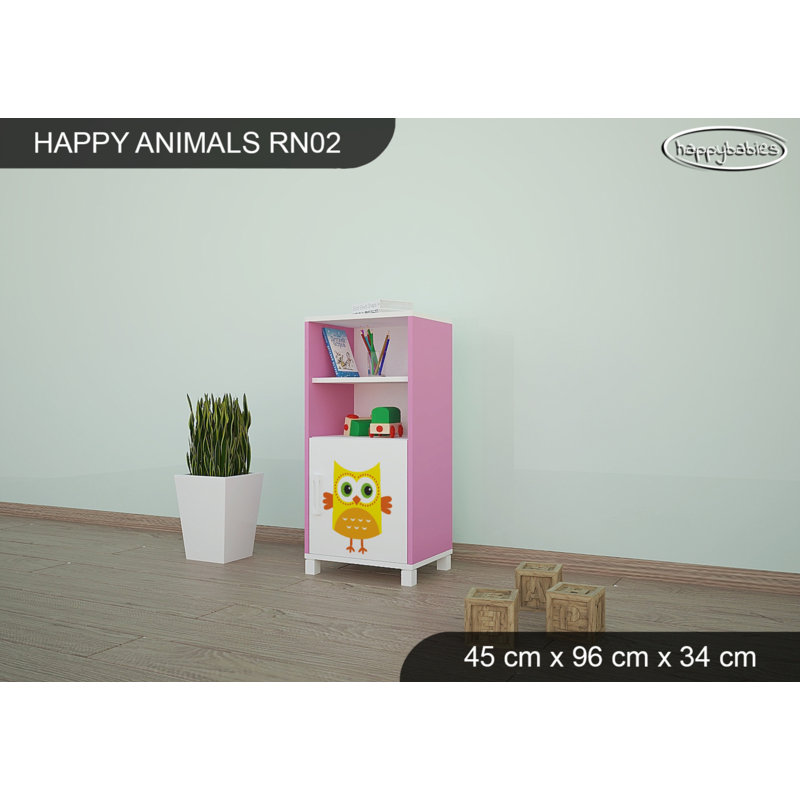 45cm W Animals Kids Cube, Pink